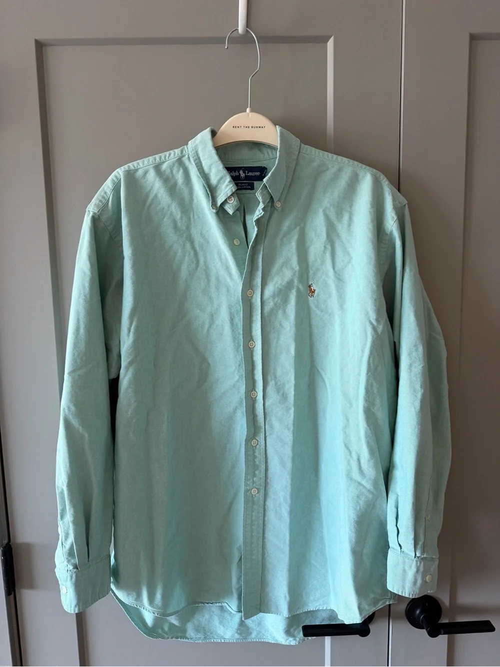 Polo by Ralph Lauren Light Mint Green Button-Down Oxford Shirt